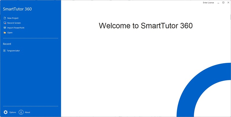 new project with smarttutor 360