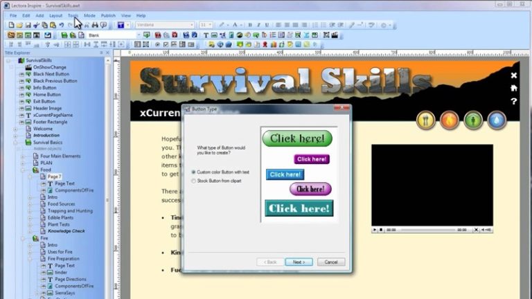 SmartTutor 360 E-learning Software: Software Simulation, Text-to-Speech & Adaptive Player